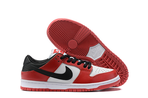 Women's Dunk Low SB Red/White Shoes 132